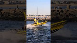 Sea Tow Boat Pours It On Through The Manasquan Inlet [upl. by Sinylg950]