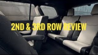 2024 Lexus TX Rear Storage 2nd amp 3rd Row Seats Explained [upl. by Aizirk]