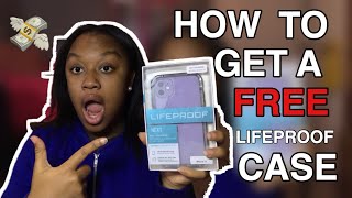 HOW TO GET A FREE LIFEPROOF CASE MARTI TV [upl. by Gurl]