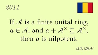 Romanian District Mathematical Olympiad 12th grade 2011 problem 4 [upl. by Louanna834]