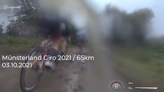 Münsterland Giro 2021  65km  5 Gesamt  Sieg in der Altersklasse Master 3 [upl. by Luas]