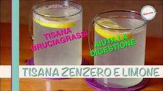 TISANA BRUCIAGRASSI ZENZERO E LIMONE [upl. by Hueston879]