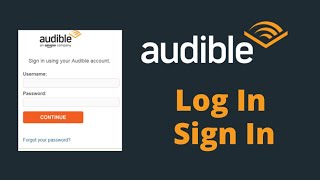 Audible Login  Sign In  audiblecom Login  Amazon Audible [upl. by Leavy]