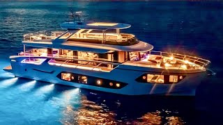 44 Million Yacht Tour  Absolute Navetta 75 [upl. by Peatroy]