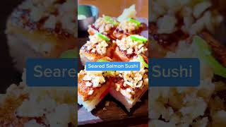 Seared salmon sushi  Sushi Lover  Seafood foodie [upl. by Vincents]