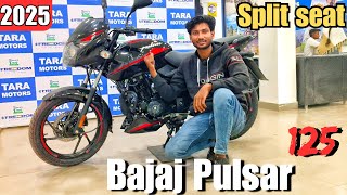 Bajaj Pulsar 125 split seat New model 2025 fi New price features mileage review pulsar125 125cc [upl. by Sugden]