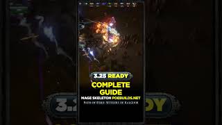 POE 325 MAGE SKELETONS  COMPLETE GUIDE  POE BUILDS shorts pathofexile poebuilds poe [upl. by Luciano]