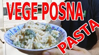 Posna veganska pasta sa domaćom posnom pavlakom [upl. by Elaina]