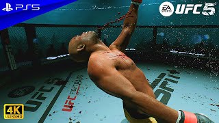 Israel Adesanya vs Anderson Silva  UFC 234 on ABC Full Fight  PS5 Gameplay  4K [upl. by Jocko]