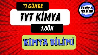 Kimya Bilimi  11 Günde TYT Kimya  1Gün [upl. by Hnilym]