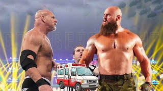 Goldberg vs Braun Strowman Ambulance Match [upl. by Norahc]