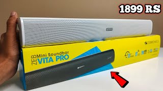 ZEBRONICS ZEB VITA PRO SOUNDBAR Unboxing amp Review  Chatpat Gadgets Tv [upl. by Ainna]