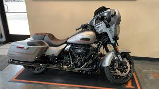 CUSTOM PIN STRIPE amp STITCHED SEAT 2023 HarleyDavidson CVO Street Glide in Dark PlatinumFLHXSE [upl. by Aifas]