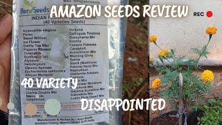 amazon flower seeds review aero seeds review gardening foryou viral [upl. by Mercy]