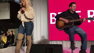 Bebe Rexha  quotMeant To Bequot FULL Live at Paramatta Westfield Sydney Australia [upl. by Melmon]