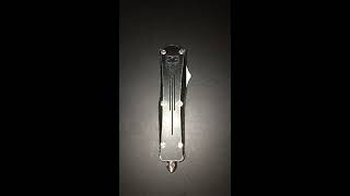 One Minute Knife Video CobraTec small FS3 black OTF in D2 and aircraft grade aluminum [upl. by Arraeit]