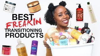 Favorite Transitioning Hair amp Natural Hair Products for Faster Hair Growth [upl. by Ellinad]