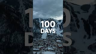 100 Days Until We Ski ❄️ Shorts [upl. by Enelkcaj235]