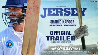 Jersey Official Trailer Shahid Kapoor  Jersey Trailer  Shahid Kapoor Jersey Trailer Release Time [upl. by Danae]