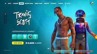 TRAVIS SCOTT is BACK IN FORTNITE REMIX [upl. by Martelle]