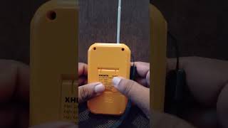 XHDATA D220 pocket radio Unboxing and band scan [upl. by Nivahb929]