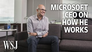 Microsoft CEO Satya Nadella How I Work  WSJ [upl. by Johnston]