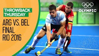 Argentina vs Belgium  Mens Hockey Gold Medal Match  Rio 2016 Replays  Throwback Thursday [upl. by Schaffel]