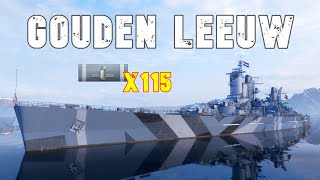 World of WarShips Gouden Leeuw  4 Kills 328K Damage [upl. by Mateo200]