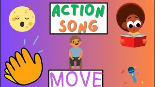 Action Song for kids  Lets Move [upl. by Brittney]