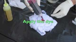 How to make a tie dye sarong [upl. by Rosena]