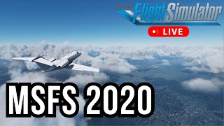 Microsoft Flight Simulator LIVE  Playing MSFS 2020 [upl. by Atiuqcaj]