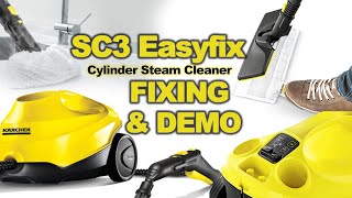 Karcher SC3 Steam Cleaner Unboxing amp Detailed cleaning Demovarious Applications  Kärcher EasyFix [upl. by Candida]