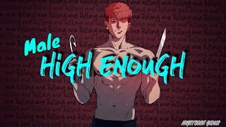 【Nightcore】High Enough Male Version lyrics [upl. by Chelsae]