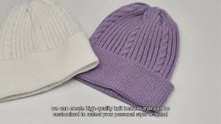 Soft Ribbed Knit Caps Comfortable Knit Skull Hats Chinese Manufacturer of Stretchy Knit Beanies [upl. by Laniger]