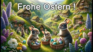 FROHE OSTERN 🐇❤️Ostergrüße zum Versenden  Whatsapp Grüße  Liebe Grüße [upl. by Ymaral]