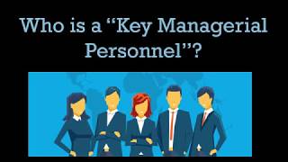 Who is a Key Managerial Personnel 251  Company Law Ekcel Academy [upl. by Ayikin93]