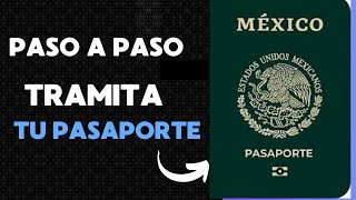 pasaporte mexicano paso a paso 2024 donde debo sacar la cita y realizar el pago SRE [upl. by Madriene171]