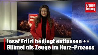 Josef Fritzl bedingt entlassen  Blümel als Zeuge im KurzProzess [upl. by Alliuqaj]