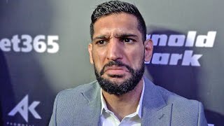 POPPADOM CHIN NO RESPECT  Amir Khan BLASTS KELL BROOK RACIST REMARK [upl. by Aretak798]