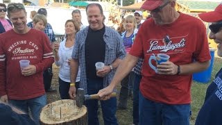 2015SeptemberHammerschlagen at Oktoberfest in Chippewa Falls [upl. by Aenneea]