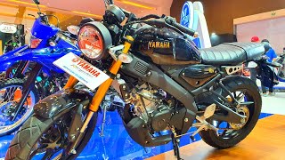 New Yamaha XSR 155 in Metallic Black  Affordable NeoRetro Style Sport Bike You Can Buy in 2024 [upl. by Eineg]