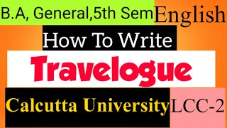 TravelogueWritingHow to write Traveloguekutubsir [upl. by Isabelita]