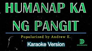 Andrew E  Humanap Ka Ng Panget karaoke version [upl. by Andromeda497]