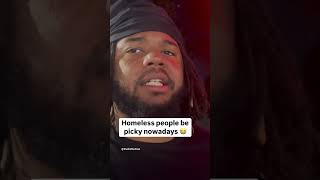 Beggars can’t be choosers 🤣 fyp comedy funny homeless [upl. by Kuska]