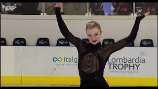 2024 Lombardia Trophy Amber Glenn SP [upl. by Greenberg456]