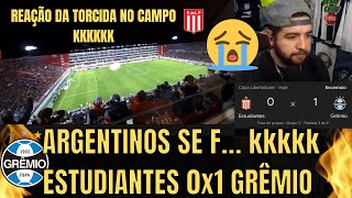 Chora Argentina kkk Estudiantes 0x1 Grêmio [upl. by Al]