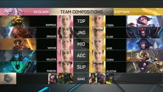 UOL vs SPY Highlights  UNICORNS OF LOVE vs SPLYCE  EU LCS Week 7  SPRING 2016 [upl. by Dleifyar]