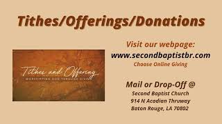 Second Baptist Church of Baton Rouge Prayer and Bible Study November 14 2024 [upl. by Ivatts517]