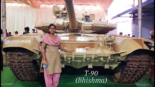 Indian Armys T90 Bhishma Battle Tank  V92S2 Engine  Ajeya Stadium Exhibition  Avadi  HVF  EFA [upl. by Orelia]