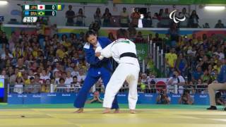 Judo  Japan vs Brazil  Womens 57kg Semifinal  Rio 2016 Paralympic Games [upl. by Sibeal397]